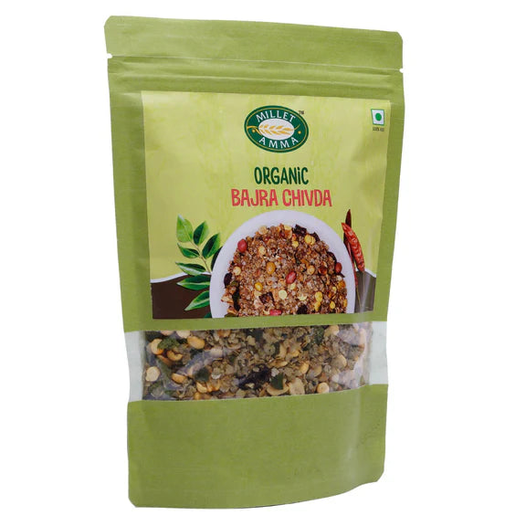 Millet Amma Organic Bajra Chivda Namkeen - 200 gm