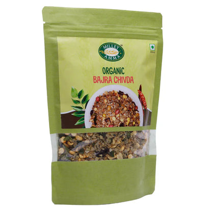Millet Amma Organic Bajra Chivda Namkeen - 200 gm