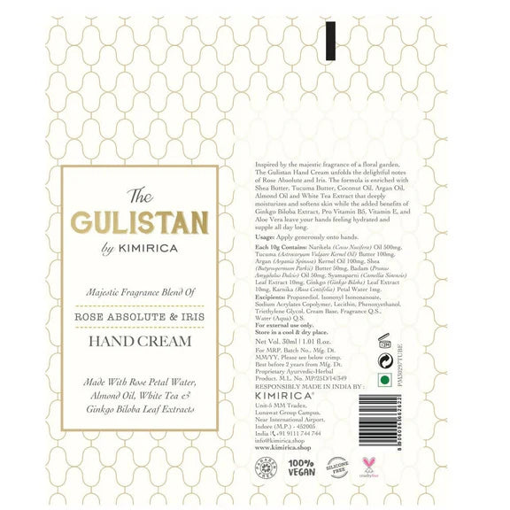 Kimirica The Gulistan Hand Cream - 30 ml