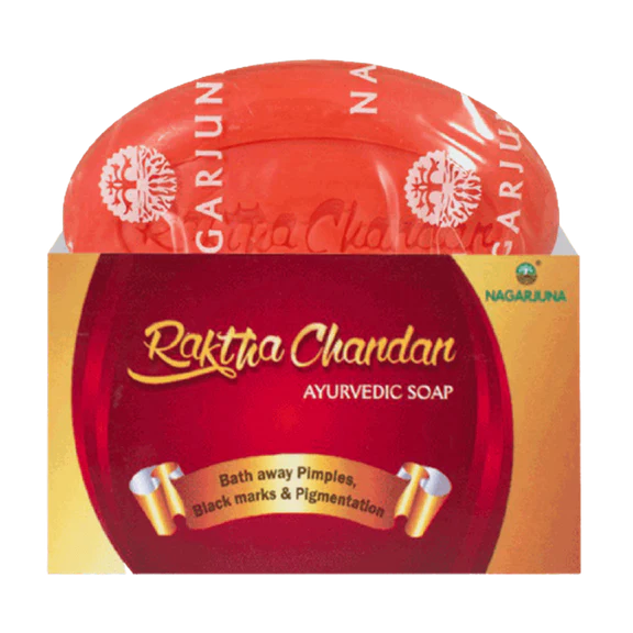Nagarjuna Ayurveda Raktha Chandan Soap - 75 gm