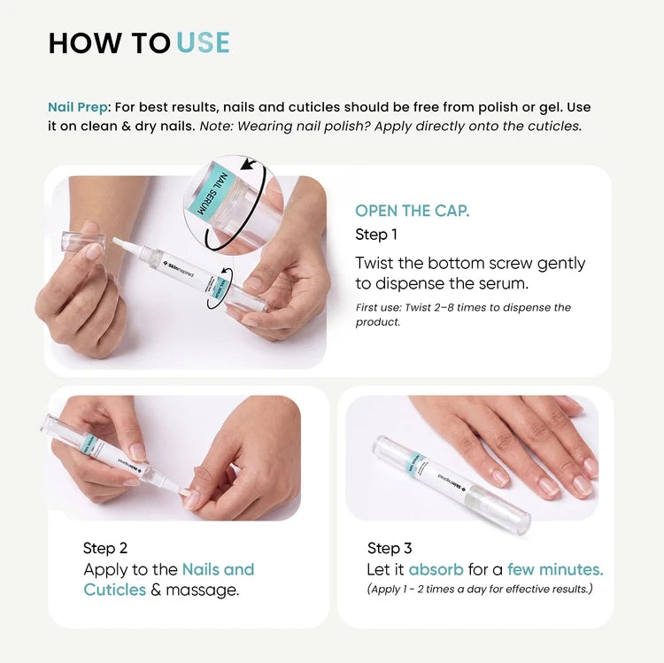 Nail Serum | For Strengthening, Nourishing & Natural Shine