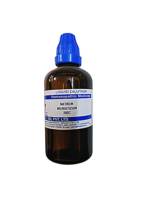 SBL Homeopathy Natrum Muriaticum Dilution -6 CH