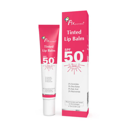 Fixderma 4% Kojic Acid Tinted Lip Balm SPF 50+ - 15 ml