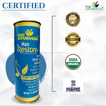 VedicAyurveda Hair Restore+ Serum Hair Growth Serum - 30 ml