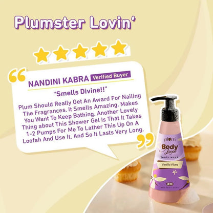 Plum BodyLovin' Vanilla Vibes Body Wash - 240 ml