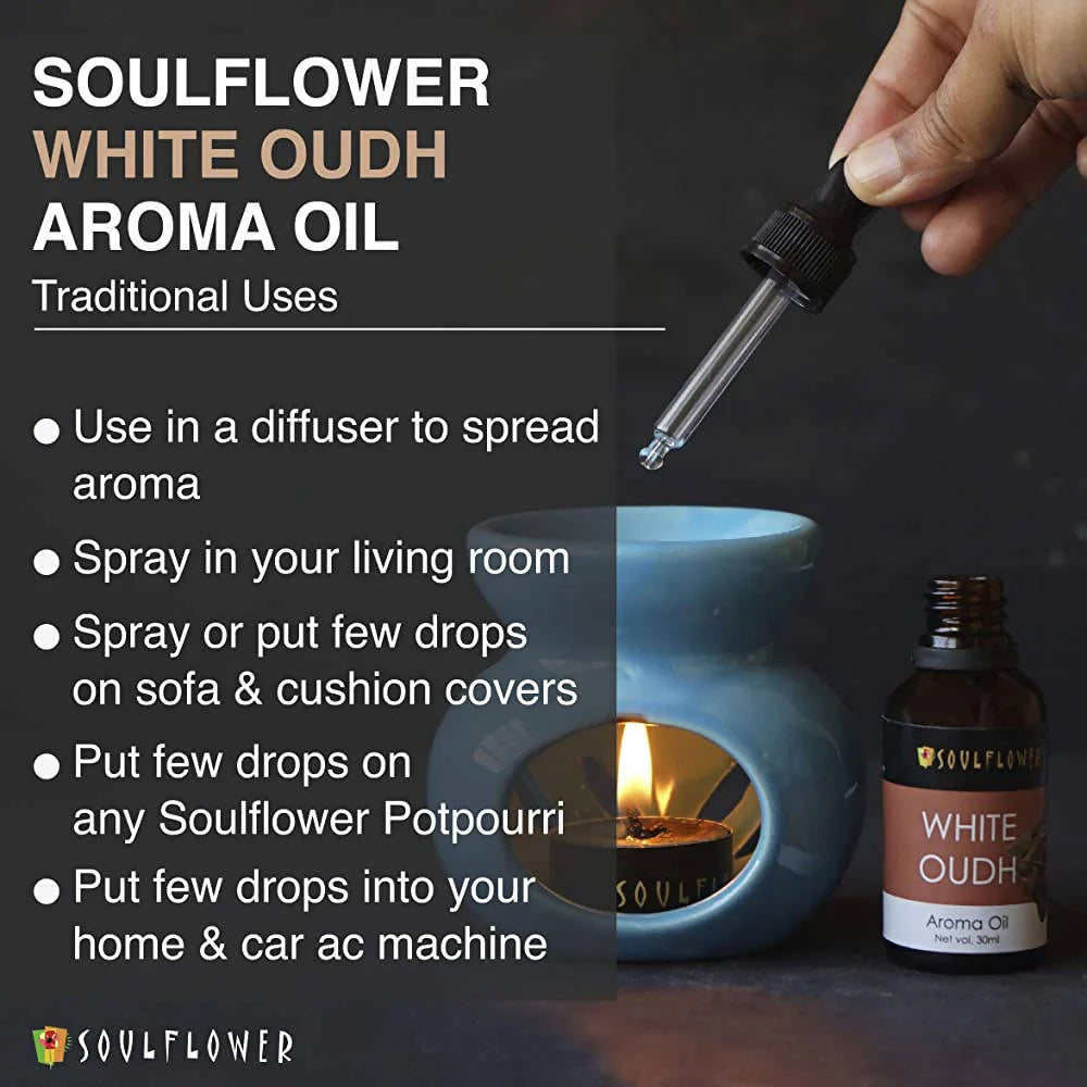 Soulflower White Oudh Aroma Oil -30 ml Rs. 1