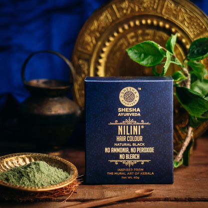 Soap & Hair Color combo (2 items) -Mud with Nalpamaradi Soap 125G + Nilini Natural Black Hair Color 40G