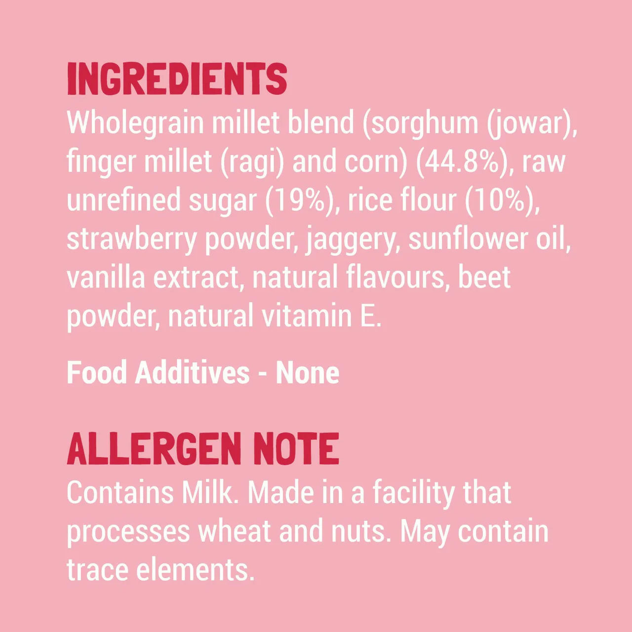 Slurrp Farm Berry Crunch Strawberry Cereal (Ragi Stars & Moons)