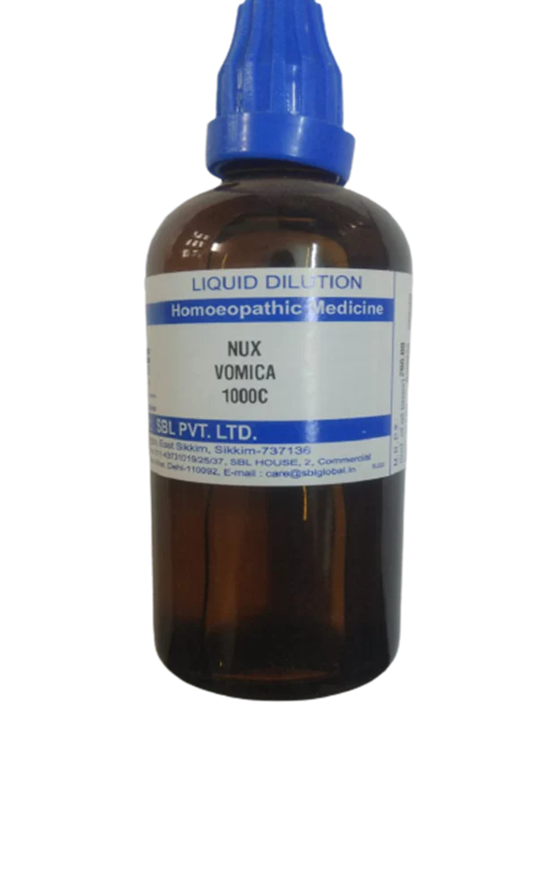 SBL Homeopathy Nux Vomica Dilution -30 CH