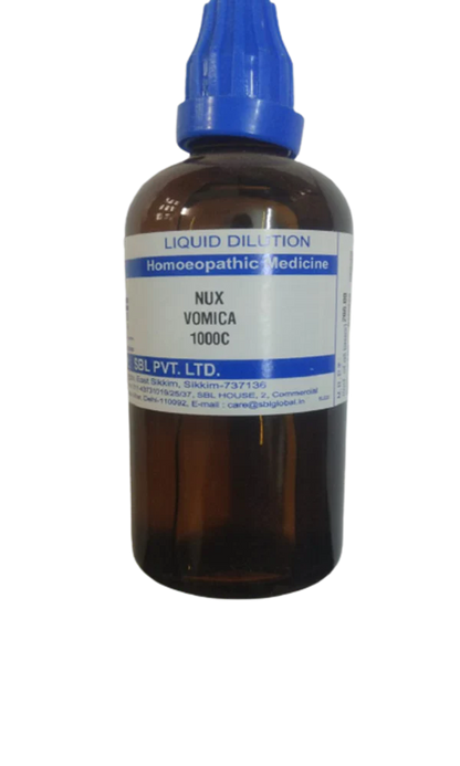 SBL Homeopathy Nux Vomica Dilution -30 CH