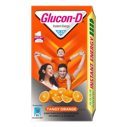Glucon-D Instant Energy Health Drink - Tangy Orange | Tangy Orange Glucose Powder | Instant Energy & Immunity Recharge | With Vitamin C & Calcium - 1 kg