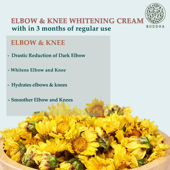 Buddha Natural Elbow and Knee Whitening Cream - 75 gm