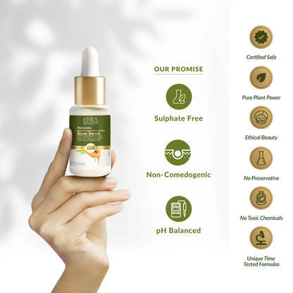 Lotus Botanicals Niacinamide & Papaya Brighten & Glow Skin Clarifying Super Serum - 14 ml