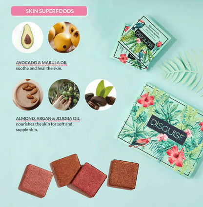 Disguise Satin Smooth Eyeshadow Squares - Metallic Pink Rose 208 - 4.5 gm
