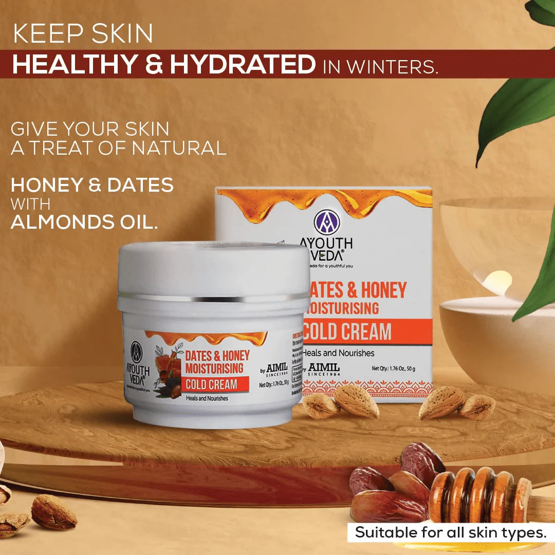 Ayouthveda Dates & Honey Moisturising Cold Cream - 50 gm