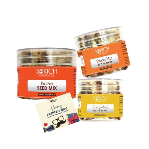 Sorich Organics Sports Mix, Energy Mix & Peri Peri seeds mix - combo