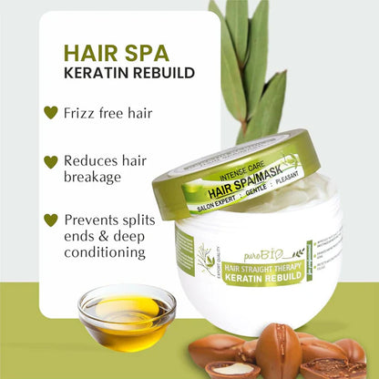 Purobio Sulphate Free Keratin Rebuild Hair Mask - 500 ml