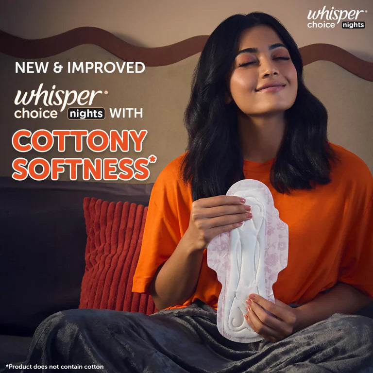 Whisper Ultra Overnight Sanitary Pad - XXL Plus - XXL - 16 Pieces
