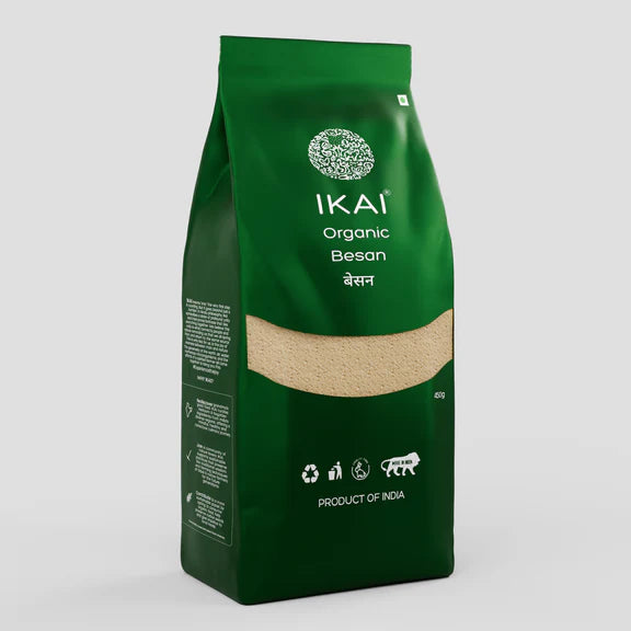 IKAI Organic Besan (Gram Flour) - 450 gm