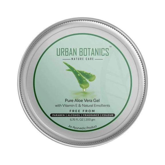 Urban Botanics Natural Care Pure Aloe Vera Gel - 200 gm