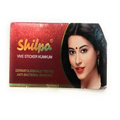 Shilpa Vive Sticker Kumkum Size 7 red Shilpa Vive Sticker Kumkum Size 7  Shilpa Vive Sticker Kumkum Size 7 - Pack of 15