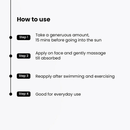Detoxie Ultra Matte Sunscreen Gel Matte Finish Dry Tint Water & Sweat Resistant With Spf 50 Pa+++ - 50 gm