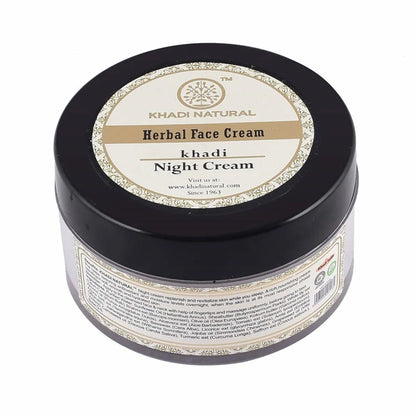 Khadi Natural Night Herbal Face Cream - 50 gm