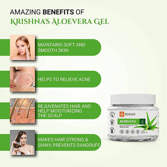 Krishna's Herbal & Ayurveda Aloevera Gel - 250 gm