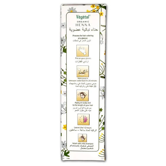 Vegetal Organic Henna Powder For Hair - 100 gm