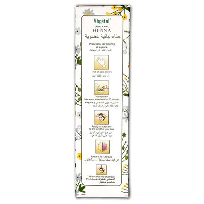 Vegetal Organic Henna Powder For Hair - 100 gm