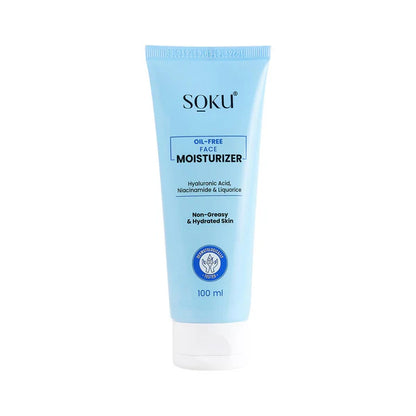 SOKU Oil Free Face Moisturizer Cream - 100 ml
