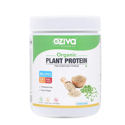 OZiva Organic Plant Protein For Everyday Fitness -500 gm