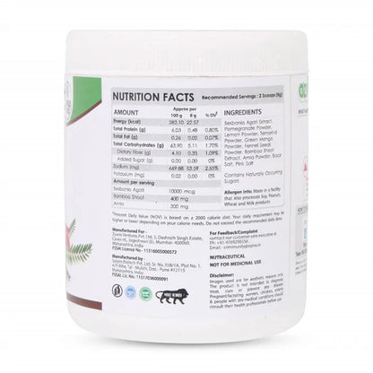 OZiva Plant Based Biotin (10,000+ mcg) - 125 gm
