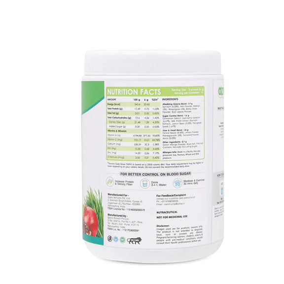 OZiva Superfood Greens & Herbs - 200 gm