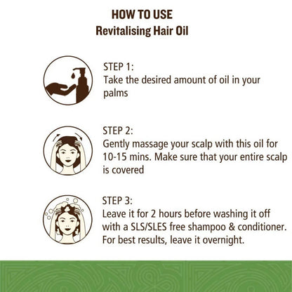 Soultree Revitalising Hair Oil with Aamla & Brahmi - 120 ml