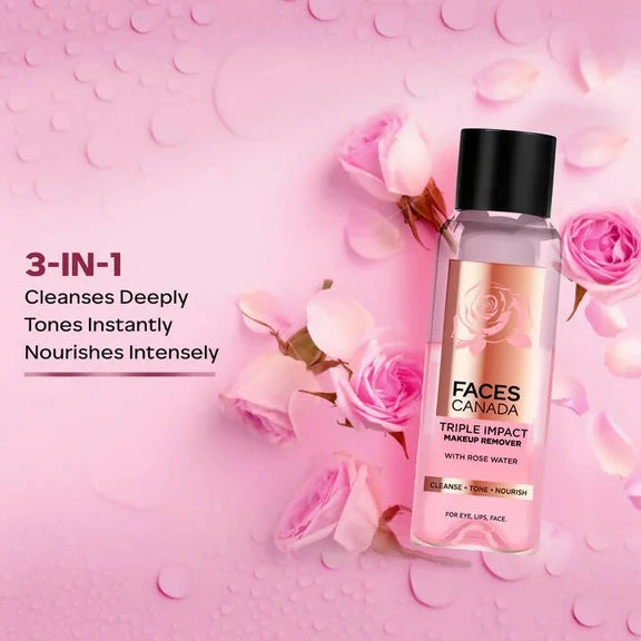 Faces Canada Triple Impact Makeup Remover - 120 ml