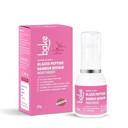 Bake Super Glow+ Glazed Peptide Barrier Repair Moisturizer - 50 gm
