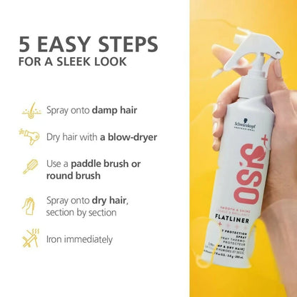 Schwarzkopf Professional Osis Flatliner Flattening Iron Serum - 200 ml