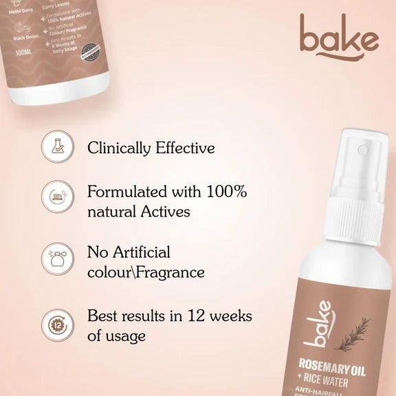 Bake Rosemary + Rice Water Hair Growth Therapy - 100 ml