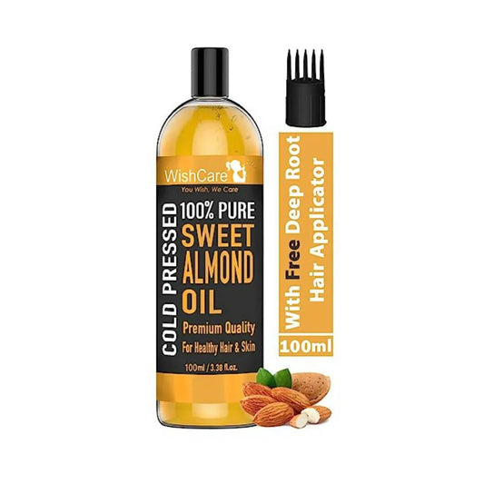 WishCare Pure Cold Pressed Sweet Almond Oil