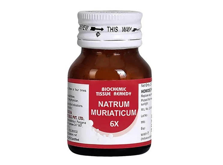 Bakson's Homeopathy Natrum Muriaticum Biochemic Tablets -3X