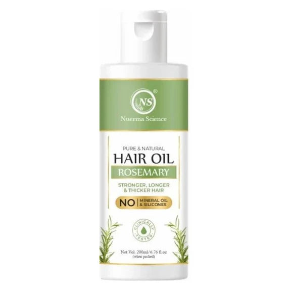 Nuerma Science Rosemary Hair Oil for Stronger Longer & Thicker Hair - 200 ml
