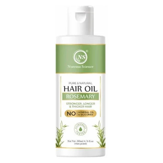 Nuerma Science Rosemary Hair Oil for Stronger Longer & Thicker Hair - 200 ml