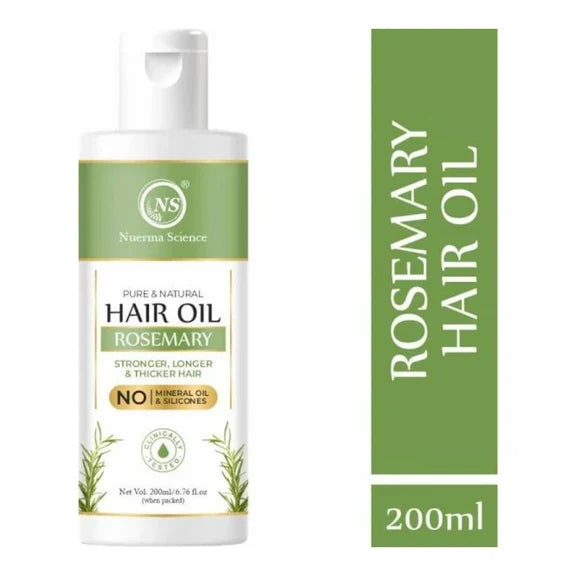 Nuerma Science Rosemary Hair Oil for Stronger Longer & Thicker Hair - 200 ml