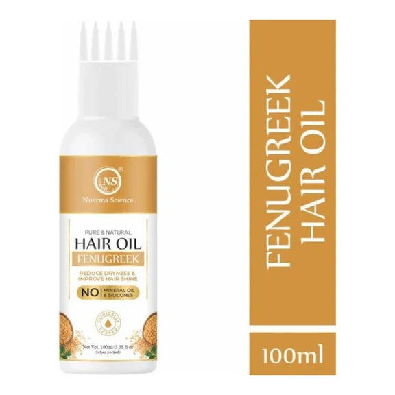Nuerma Science Fenugreek Hair Oil to Reduce Dryness & Improve Hair Shine - 100 ml