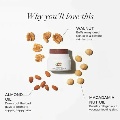 PureSense Macadamia Walnut Moisturizing Body Scrub - 140 ml