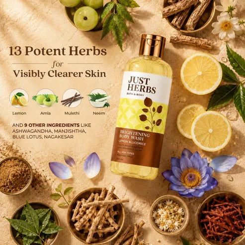 Vitamin C Brightening Body Wash with Lime and Liquorice