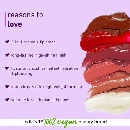 Plum Dermahues Serum Lip Gloss - 05 Magenta Flare - 6.5 ml