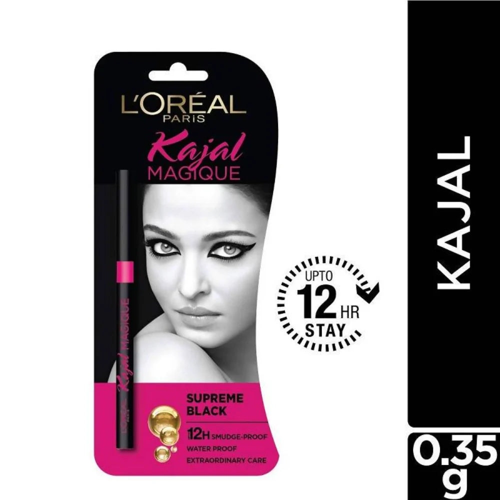 L'Oreal Paris Kajal Magique - Supreme Black -0.35 Gm