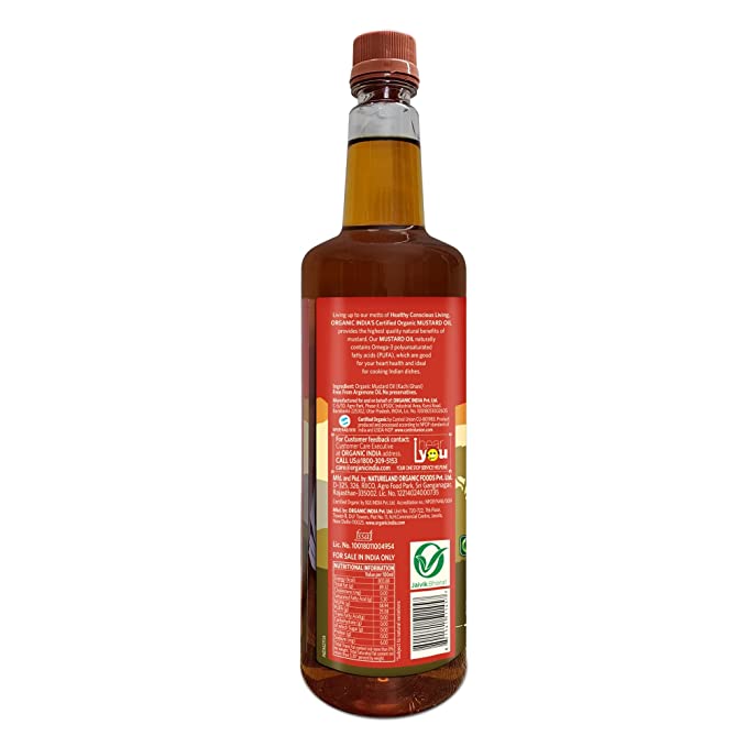 Organic India Mustard Oil-1000 ml